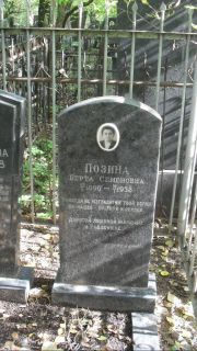 Позина Берта Семеновна, Москва, Востряковское кладбище