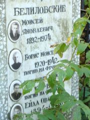 Белиловский Моисей Яковлевич, Москва, Востряковское кладбище