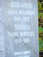 Тополь Софья Моисеевна, Москва, Востряковское кладбище