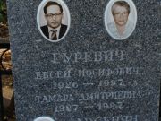 Гуревич Евсей Иосифович, Москва, Востряковское кладбище