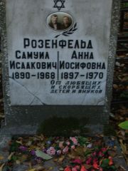 Розенфельд Самуил Исаакович, Москва, Востряковское кладбище