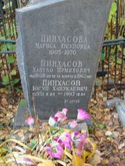 Пинхасова Мариса Юсуповна, Москва, Востряковское кладбище