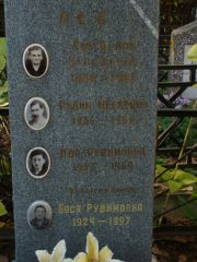 Лев Хая-Бейля Вульфовна, Москва, Востряковское кладбище