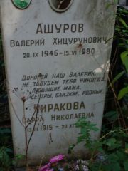 Ашуров Валерий Хицурунович, Москва, Востряковское кладбище