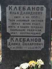 Клебанов Илья Давидович, Москва, Востряковское кладбище