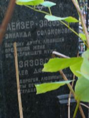 Зазовский Лев Давидович, Москва, Востряковское кладбище