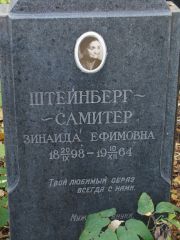 Штейнберг-Самитер Зинаида Ефимовна, Москва, Востряковское кладбище