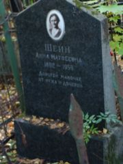 Шейн Анна Матвеевна, Москва, Востряковское кладбище