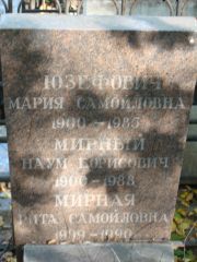 Мирная Рита Самойловна, Москва, Востряковское кладбище