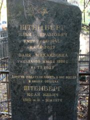 Штейнберг Илья Абармович, Москва, Востряковское кладбище