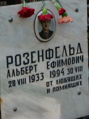 Розенфельд Альберт Ефимович, Москва, Востряковское кладбище