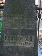 Гохман Х. Х., Москва, Востряковское кладбище