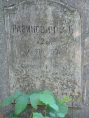 Рабинович К. Б., Москва, Востряковское кладбище