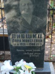 Лившиц Дора Моисеевна, Москва, Востряковское кладбище