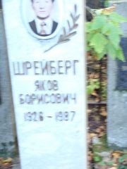 Шрейберг Яков Борисович, Москва, Востряковское кладбище
