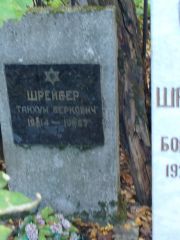 Шрейбер Танхум Беркович, Москва, Востряковское кладбище