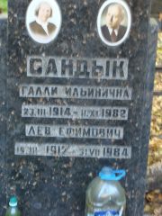 Сандык Галли Ильинична, Москва, Востряковское кладбище