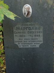 Марголин Самуил Евсеевич, Москва, Востряковское кладбище
