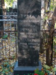 Ривкин Григорий Абрамович, Москва, Востряковское кладбище