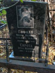 Сирота Бруха Иосифовна, Москва, Востряковское кладбище