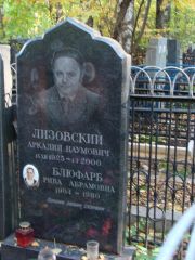Лизовский Аркадий Наумович, Москва, Востряковское кладбище