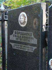 Бородавко Голда Ноновна, Москва, Востряковское кладбище