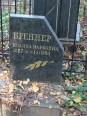 Бренер Полина Марковна, Москва, Востряковское кладбище