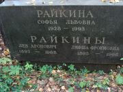 Райкина Софья Львовна, Москва, Востряковское кладбище