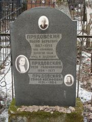 Прудовский Иосиф Беркович, Москва, Востряковское кладбище