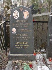 Лифшиц Абрам Исаакович, Москва, Востряковское кладбище