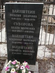 Вайнштейн Розалия Захаровна, Москва, Востряковское кладбище