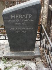 Невлер Илья Калмановна, Москва, Востряковское кладбище