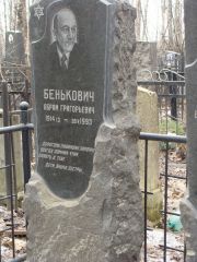 Бенькович Абрам Григорьевич, Москва, Востряковское кладбище