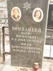 Компанеец Борис Иосифович, Москва, Востряковское кладбище