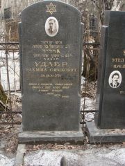 Удлер Рахмил Симхович, Москва, Востряковское кладбище