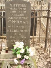Фридман Аркадий Александрович, Москва, Востряковское кладбище