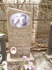 Сахновская Бейла Нухимовна, Москва, Востряковское кладбище