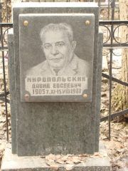 Миропольский Давид Евсеевич, Москва, Востряковское кладбище