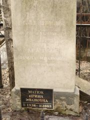 Матюк ирина Ивановна, Москва, Востряковское кладбище