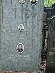 Розенман Саул Аронович, Москва, Востряковское кладбище
