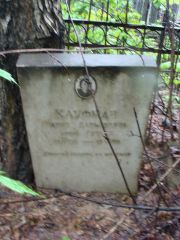 Кауфман Мария Давыдовна, Москва, Востряковское кладбище
