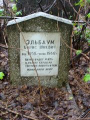 Эльбаум Борис Шиевич, Москва, Востряковское кладбище