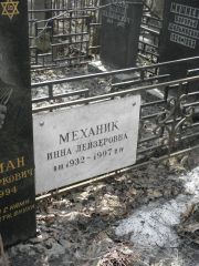 Механик Инна Лейзеровна, Москва, Востряковское кладбище