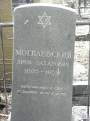 Могилевский Арон Захарович, Москва, Востряковское кладбище