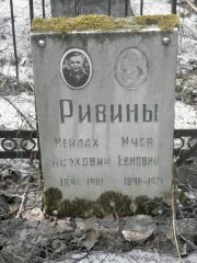 Ривина Муся Евновна, Москва, Востряковское кладбище