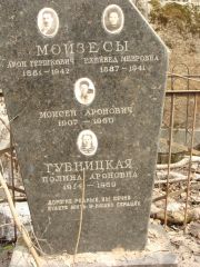 Мойзес Арон Гершкович, Москва, Востряковское кладбище
