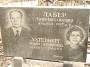 Лабер Ефим Михайлович, Москва, Востряковское кладбище