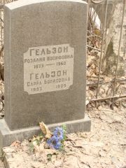 Гельзон Розалия Иосифовна, Москва, Востряковское кладбище