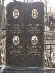 Минкин Исаак Леонтьевич, Москва, Востряковское кладбище
