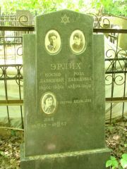 Эрлих Иосиф Давидович, Москва, Востряковское кладбище